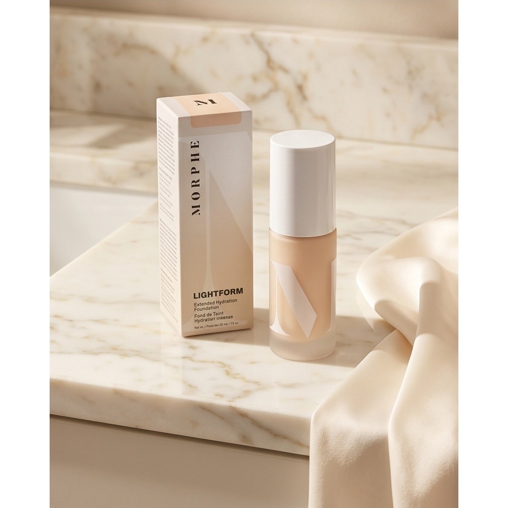 Morphe Lightform Extended Hydration Foundation - 30 mL / 1 fl oz. 07W NEW‎
